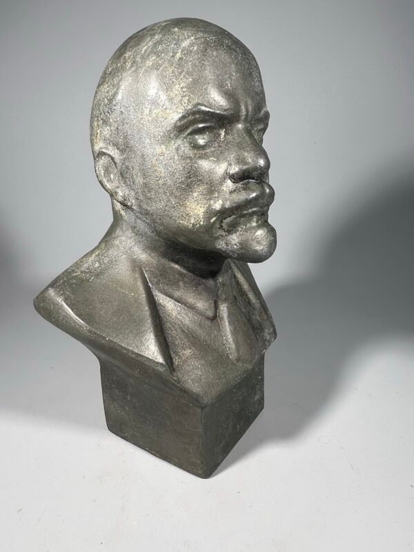 Biustas Lenin, ск. Геворкян, sk. Gevorkianas, metalinis, sovietinis, tarybinių laikų, 1950 m. Kaina 58