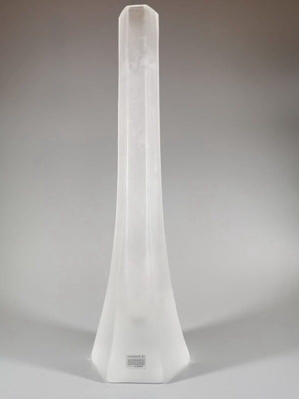 Vaza matinio stiklo. Handmade by SEA of Sweden. Kaina 21