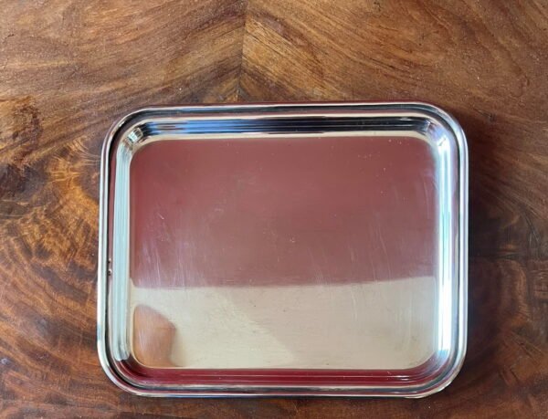 Padėkliukas sidabruotas, antikvarinis. Kaina 22