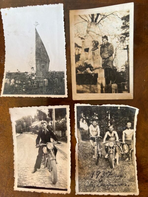 Nuotraukos lietuviškos, 1937-1944 m. Dydis: 6,5 x 9 cm. Kaina 10 už visas.