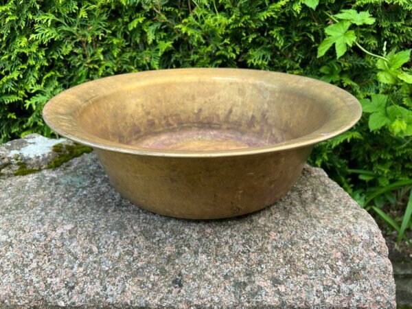 Dubuo (bliūdas) žalvarinis, sovietinis, tarybinių laikų. Tvirtas, Kaina 83