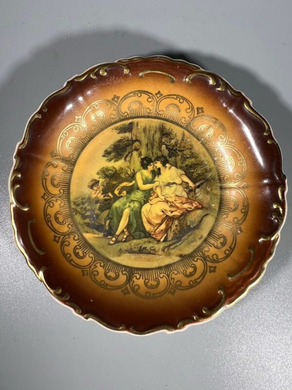 Lėkštutė porcelianinė Mitterteich Bavaria. Skersmuo 12 cm. Kaina 8