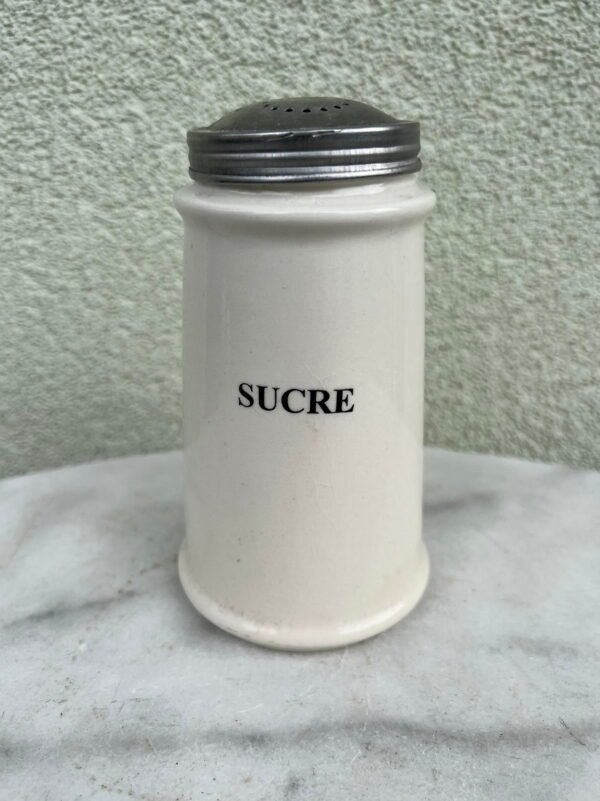 Indas cukraus pudrai keramikinis, glazūruotas, antikvarinis. Kaina 23