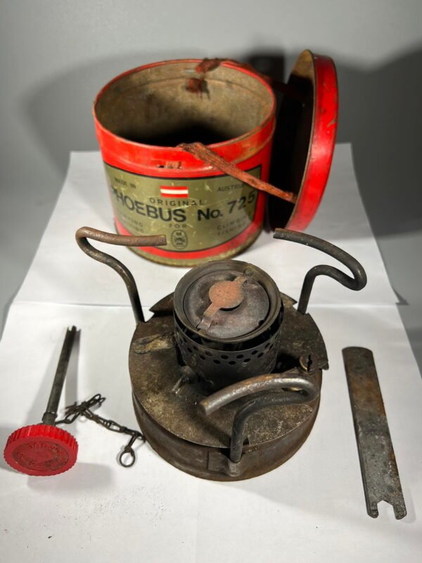 Viryklė kelioninė Phoebus No 725. Made in Austria. Kaina 48