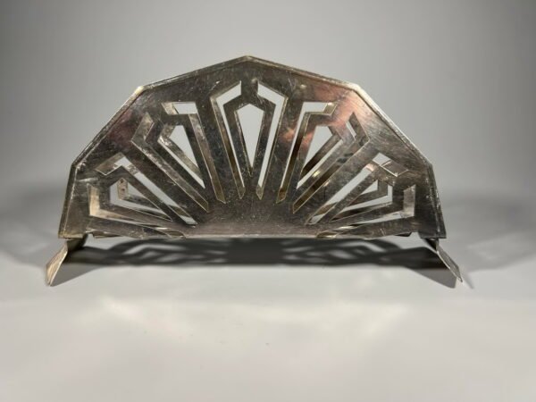 Servetėlių laikiklis servetėlėms ART DECO stiliaus, sidabruotas, antikvarinis, N. F. S. N.S. Kaina 23