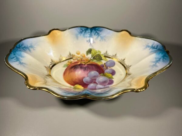 Indas, gili lėkštė porcelianinė, antikvarinė, Silesia. 1929-1938 m. Kaina 28