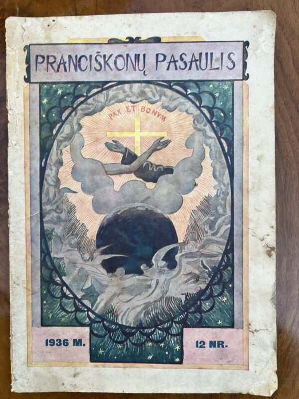 Žurnalas Pranciškonų pasaulis. 1936 m. Kaina 7