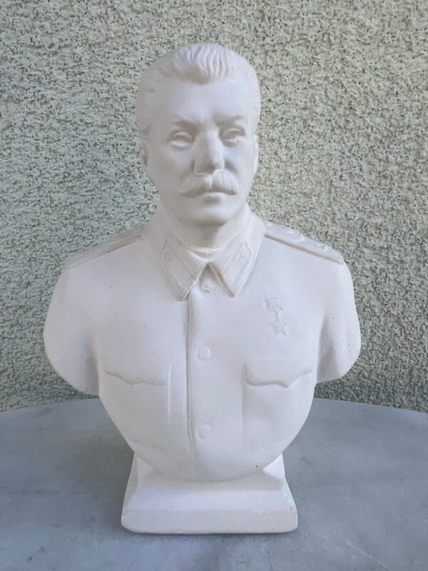 Biustas Stalino, gipsinis. Kaina 88