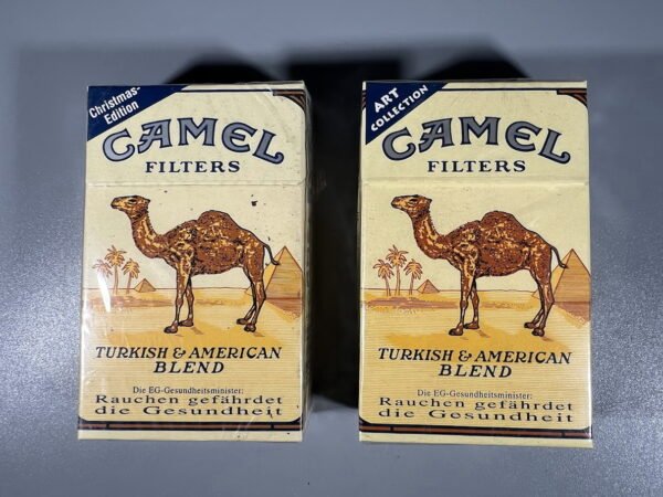 Cigaretės CAMEL, kolekcinės, Vokietija, iki 1991 m. Nenaudota. 2 vnt. Kaina po 58