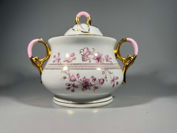 Cukrinė porcelianinė, antikvarinė. C.T. CARL TIELSCH ALTWASSER, 1875-1900 m. Kaina 38