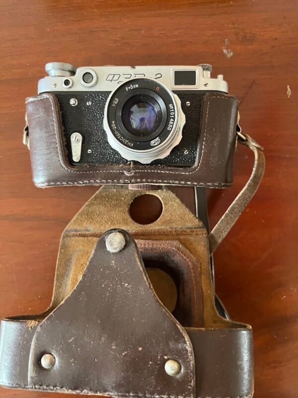 Fotoaparatas FED-2, ФЭД-2, sovietinis, tarybinių laikų. 1955-1970 m. Kaina 28