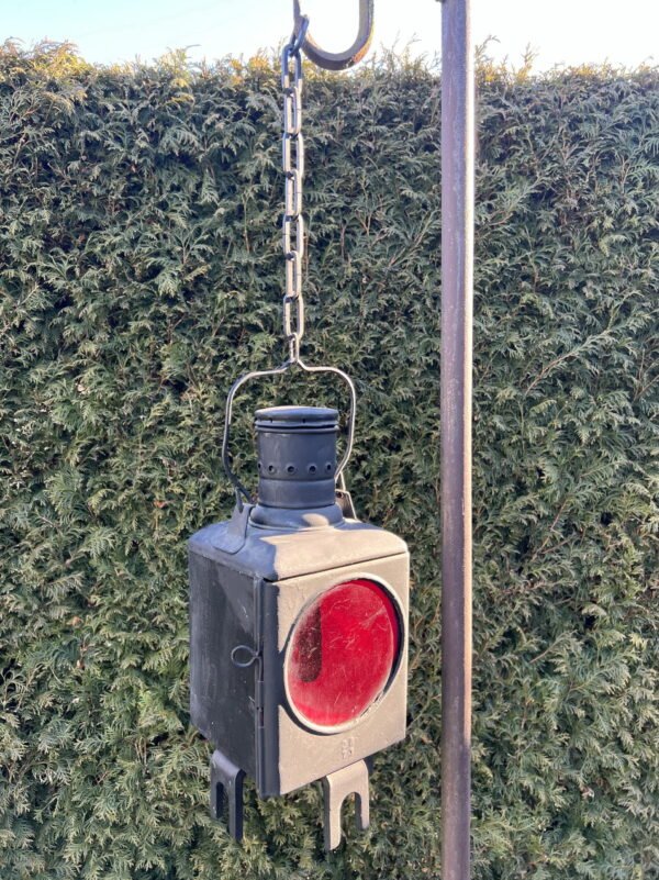 Žibintas geležinkeliečių, žibalinis. Osmeka Osnabruch. Vokietija. Kaina 93