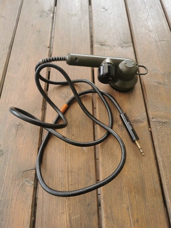 Telefono kariško ragelis. SW-109 Military Microphone T-17 Vintage Mic Cast Handheld Tank. Kaina 32