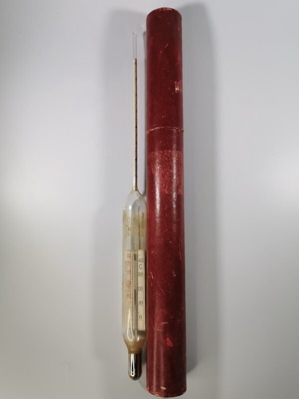 Termo Sacharometras su termometru, antikvarinis. Kaina 23