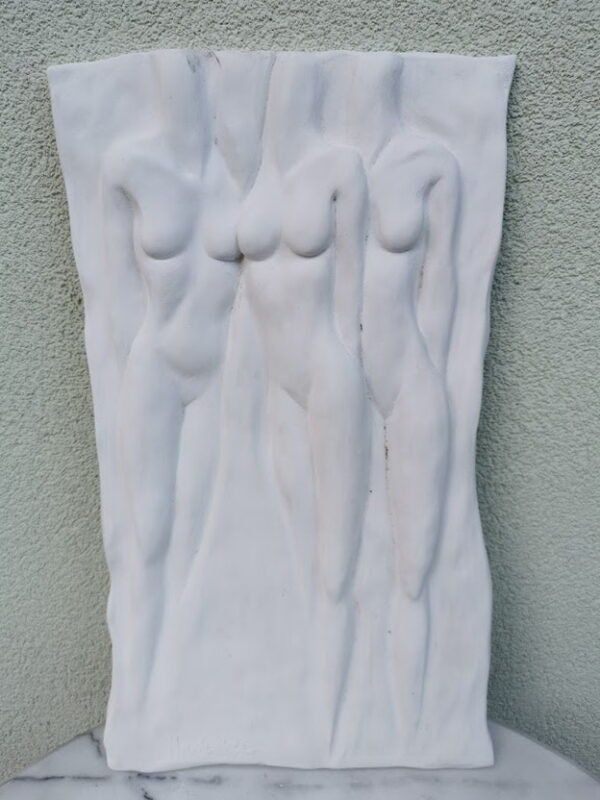 Bareljefas gipsinis Moterys gracijos. Nicole Vider. Kaina 68