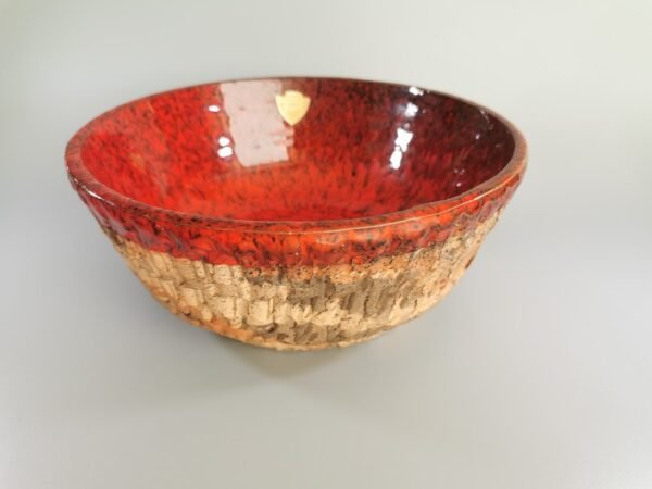 Dubuo keraminis, glazūruotas Handmade Ernst Faxe Denmark. Mid century-modern stiliaus. 1960 m. Kaina 48