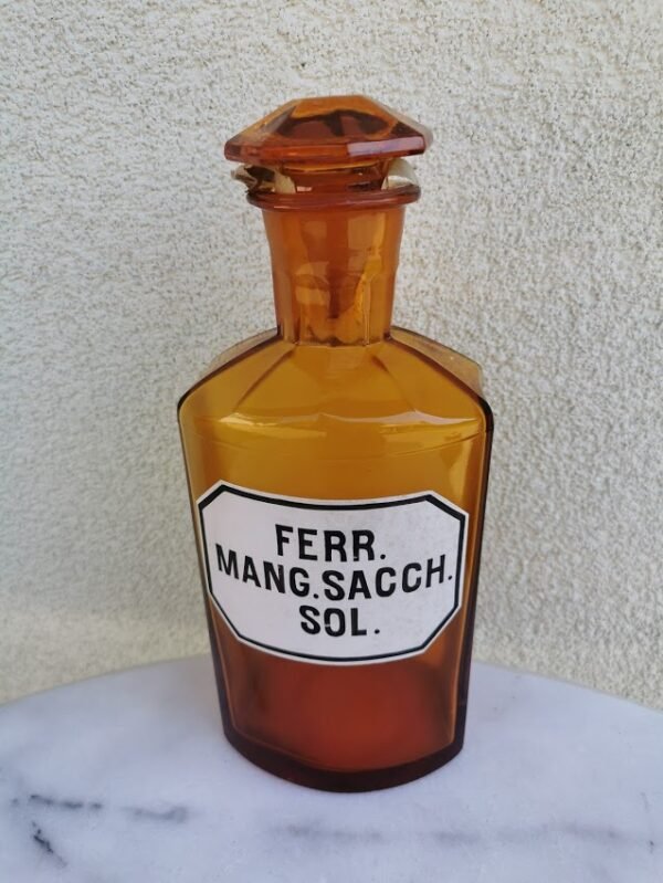 Vaistų, vaistinės butelis antikvarinis. Kaina 43