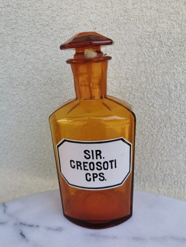 Vaistų, vaistinės butelis antikvarinis. Kaina 43