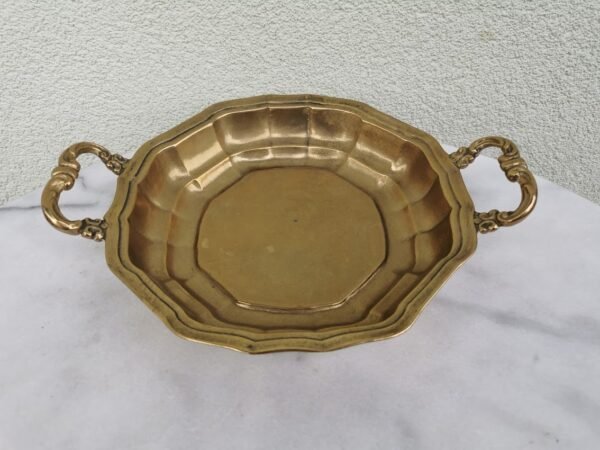 Padėklas su rankenėlėmis bronzinis, antikvarinis. Kaina 53