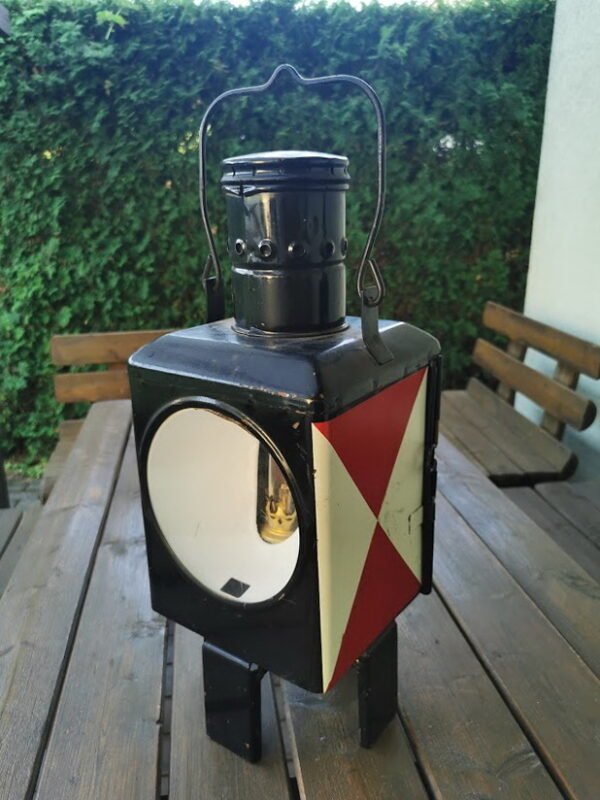 Žibintas geležinkeliečių, žibalinis, nenaudotas. Vokietija. Kaina 163