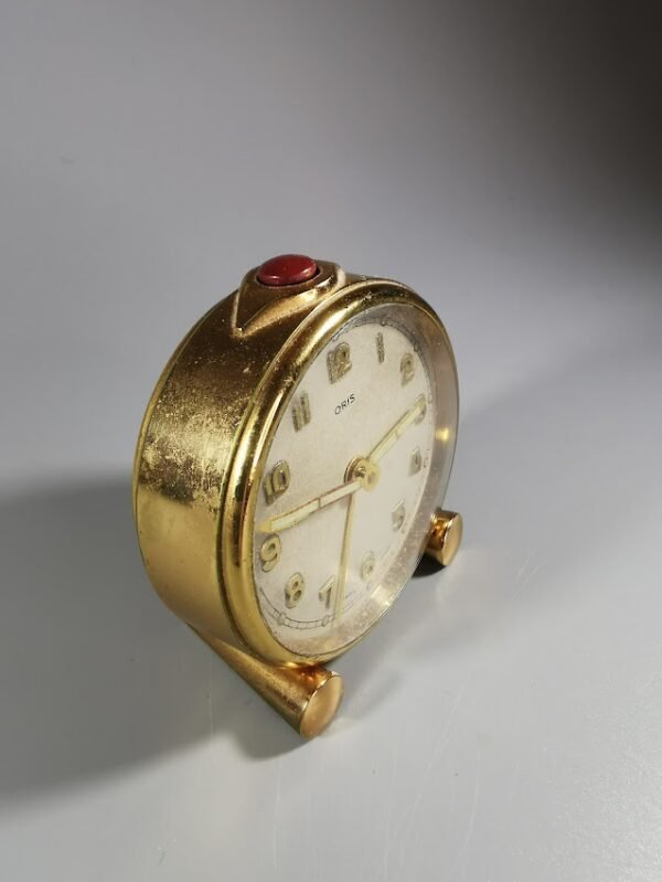 Laikrodis žadintuvas vintažinis Oris Swiss Made. Šveicarija. Veikiantis. Kaina 32