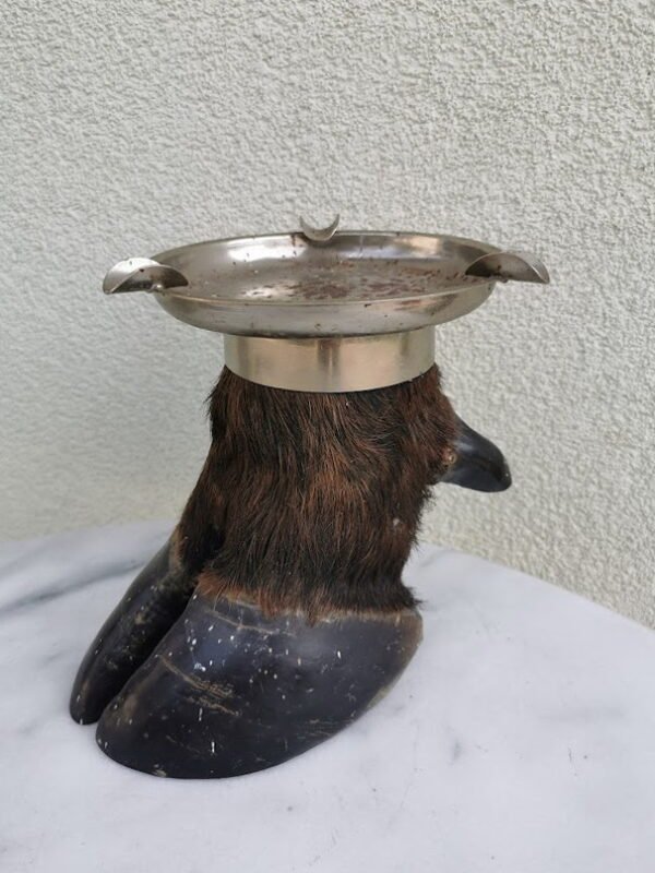 Kanopa buivolo-peleninė, žvakidė. Autentiška. Kaina 83