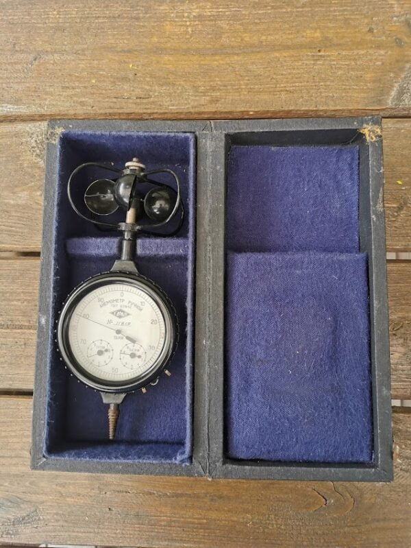 Anemometras sovietinis, tarybinių laikų, 1959 m. Veikiantis. Kaina 58