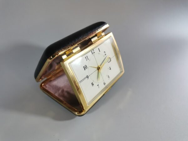 Laikrodis žadintuvas, kelioninis sudedamas, vintažinis. , Veikia, netikrintas. Kaina 21