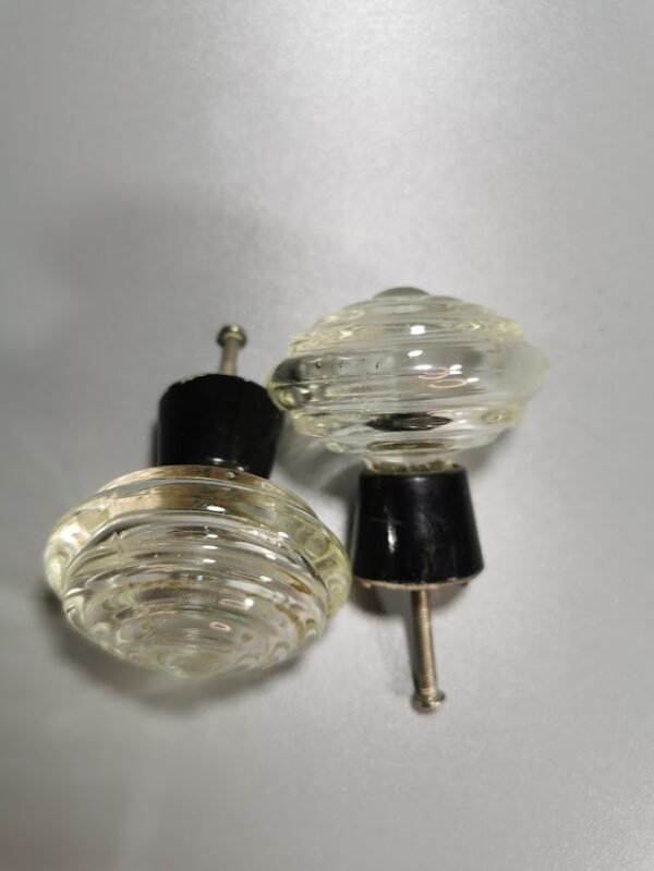 Rnkenos durų stiklinės, tarybinių laikų. 2 vnt. Kaina 32 už abi.