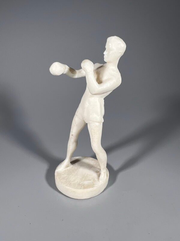 Statulėlė Boksininkas, fenoplastas, sovietinė, tarybinių laikų. ФХИ. 1950–1970 m. Kaina 23