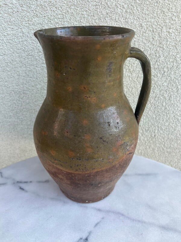 Ąsotis molinis, keraminis, antikvarinis. Aukštis 27 cm. Kaina 58