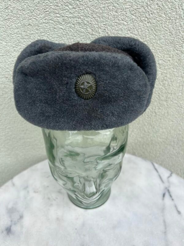 Kepurė. ušanka, ushanka, žieminė kariška sovietinė, tarybinių laikų. Dydis 56. Kaina 33