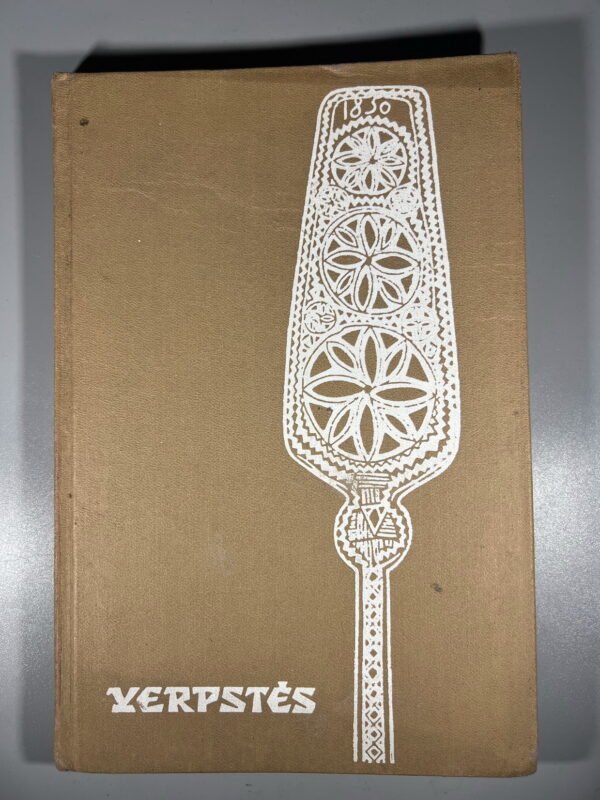 Knyga katalogas Verpstės: lietuvių liaudies menas, A. Kargaudienė, 1989 m. Kaina 26