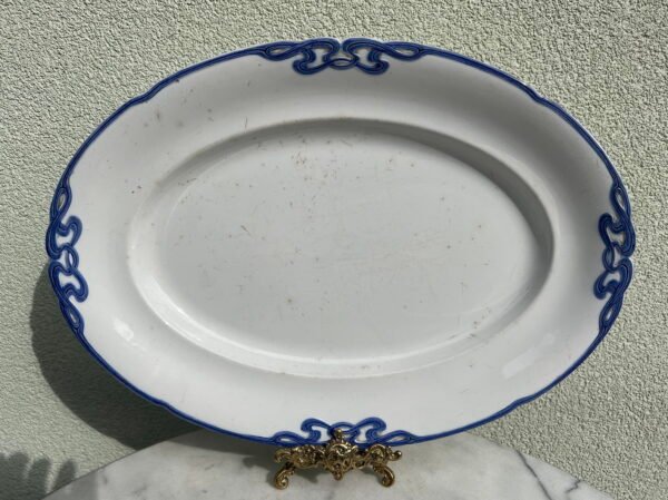 Lėkštė serviravimo didelė Villeroy & Boch, Dresden. 1874-1909 m. Kaina 33