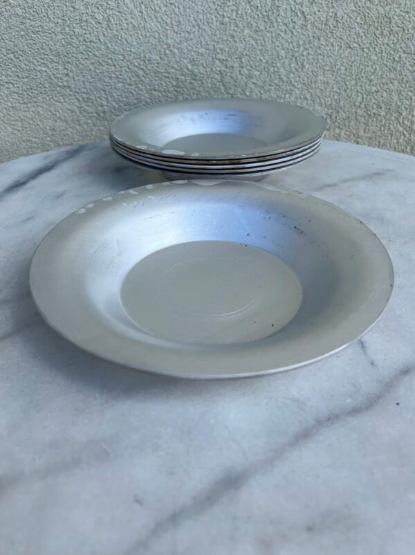 Lėkštė, dubenėlis aliuminė, sovietinė, tarybinių laikų. Nenaudota. 20 vnt. Kaina po 13