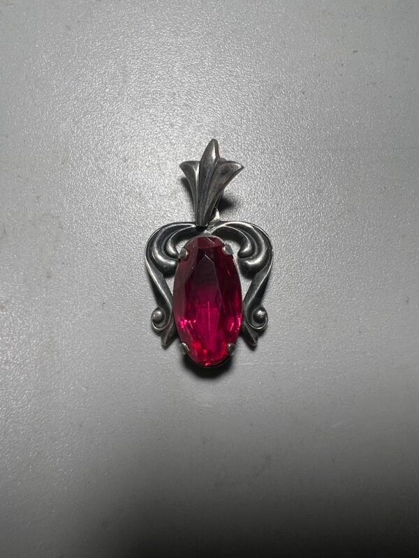 Pakabukas sidabrinis, tarybinis, sovietinių laikų, Praba 875. Kaina 28