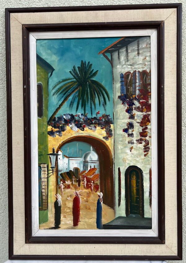 Paveikslas Ispanija. Drobė, aliejus. Hartvig Jarlhov. Apie 1955 m. Kaina 87