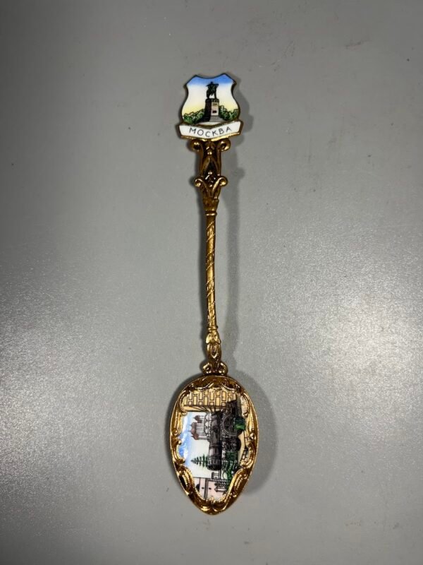 Šaukštelis kolekcinis, sovietinis, tarybinių laikų MOSKVA, MASKVA, suvenyrinis. Kaina 8