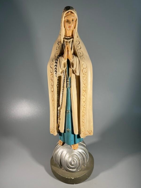 Statula Šv. Marija, antikvarinė, tarpukario laikų. Gipsinė, tapyta. Kaina 158