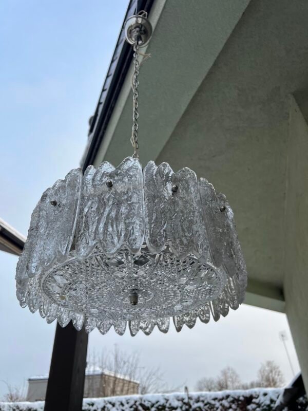 Šviestuvas Mid-Century modern stiliaus, CARL FAGERLUND, lubinis šviestuvas, Orrefors. Kaina 178