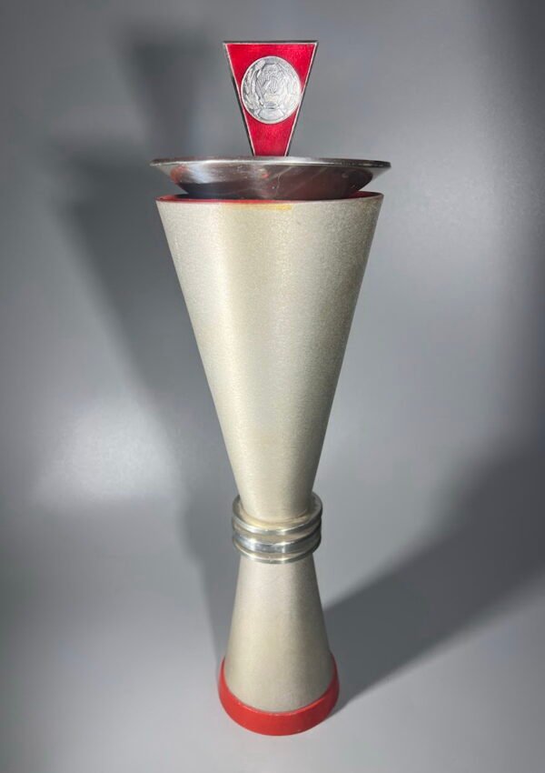 Sporto apdovanojimo trofėjus Кубок Чудо Шашка, sovietinis, tarybinių laikų, industrinio stiliaus. 1970 m. Kaina 38