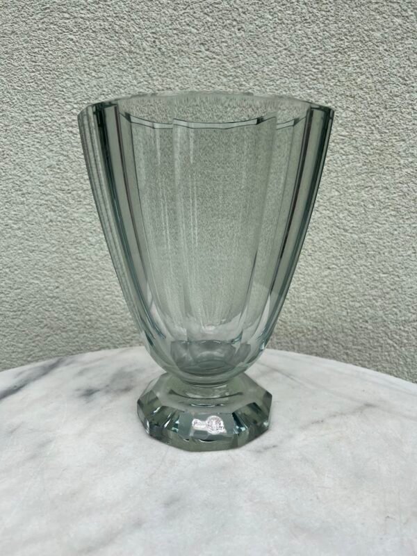 Vaza meninio stiklo, Asta Stromberg Swedish Mid Century Style Art Glass Vase. Svoris 4 kg. Kaina 43