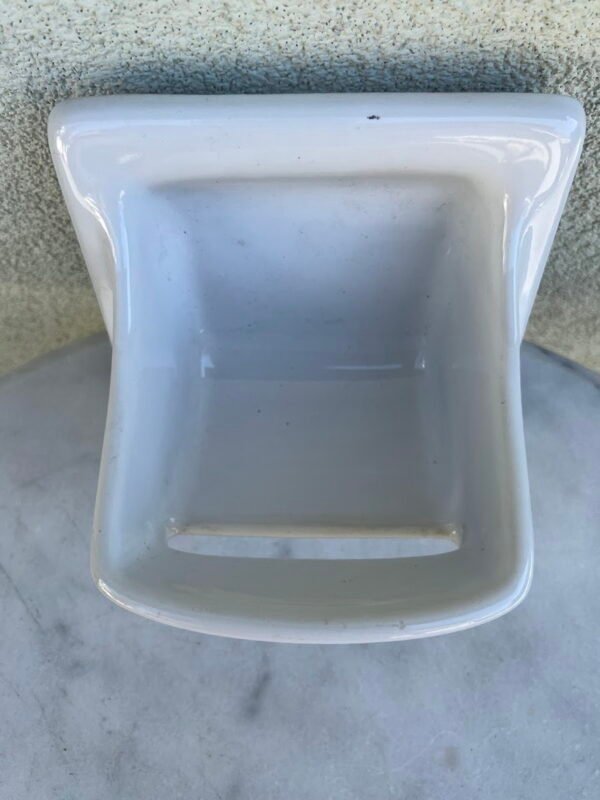 Tualetinio popieriaus laikiklis, plytelė, antikvarinis, sieninis, keraminis, vintažinis, Art Deco stiliaus, keraminis, glazūruotas. Kaina 48