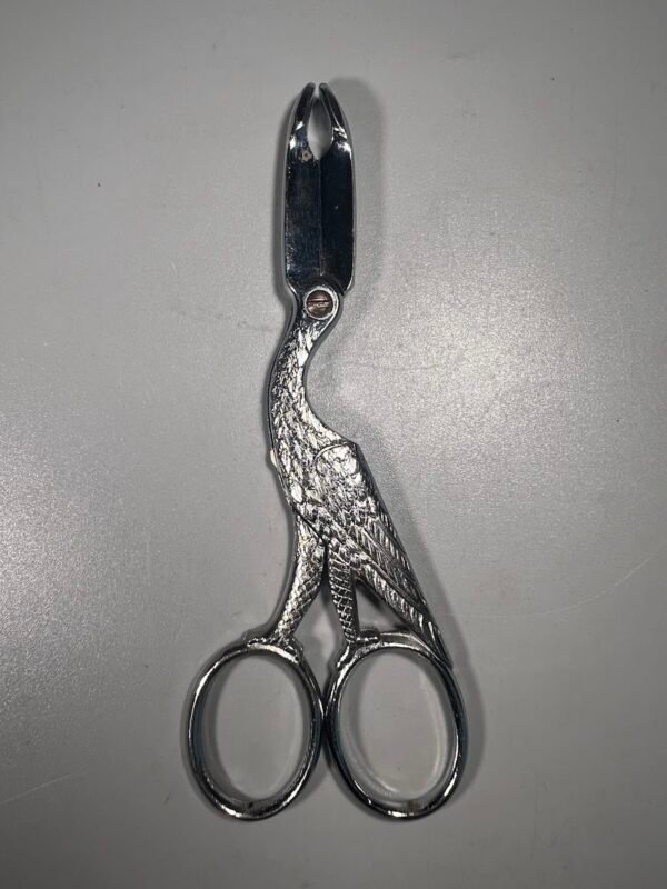 Žnyplės cukrui, akušerio, antikvarinės, gandro formos. Kaina 38