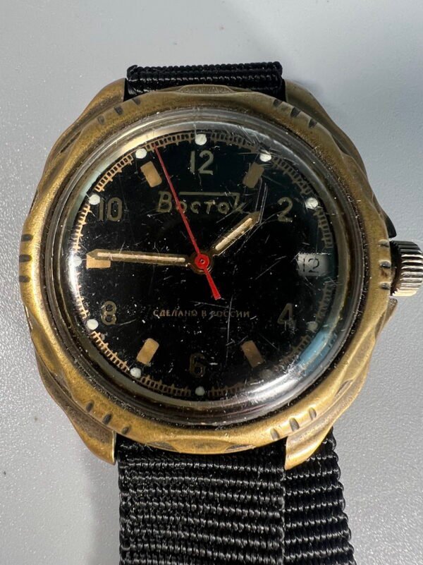 Laikrodis Vostok Komandirskie, модель 219326, mechaninis vyriškas, sovietinis. Veikiantis. Kaina 58