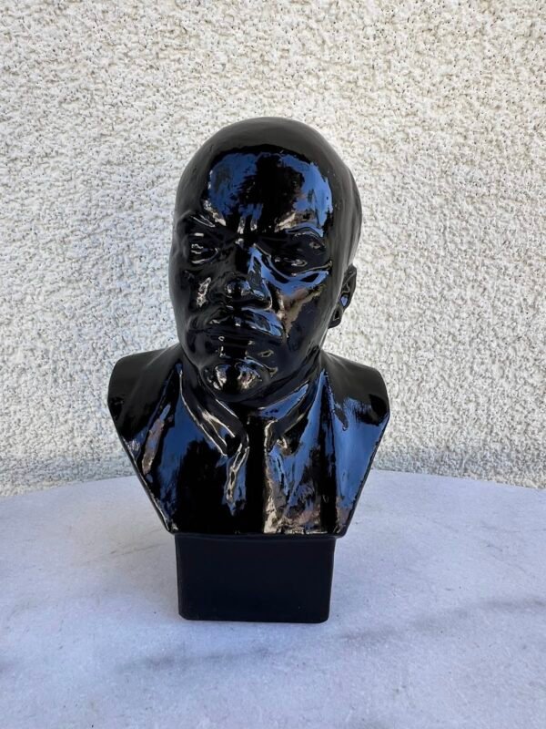 Biustas Lenin, Skulptorius Gevorkianas, Ск. Геворкян. Metalinis, aukštis 14 cm. 1960 m. Kaina 78
