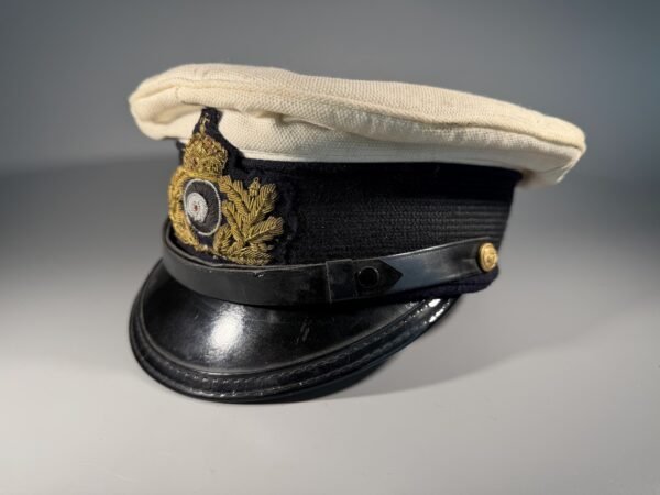 Kolekcinė Vokietijos imperatoriškojo laivyno (Kaiserliche Marine) karininko kepurės replika (Dydis 56)