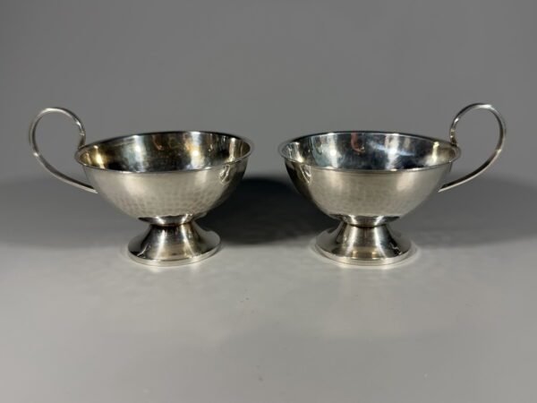 Skandinaviški sidabriniai puodeliai „GESONS“ (2 vnt., 830 praba, 1974 m., 50 ml.)