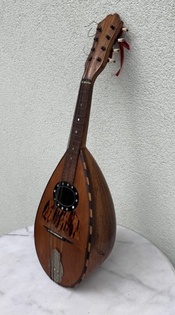 Antikvarinė Neapolio tipo mandolina „F. De Mureda“ (Neapolis, Italija, ~1890–1900 m.)