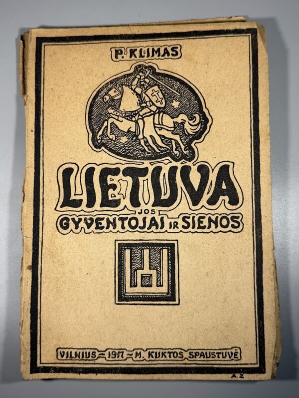 Knyga P. Klimas „Lietuva, jos gyventojai ir sienos“, 1917 m.